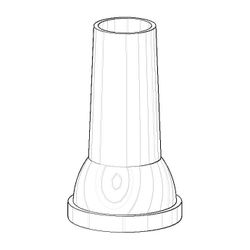 Dornbracht Haube Ersatzteile 092102076 55x105mm Messing... DORNBRACHT-092102076-09 4029011602238 (Abb. 1)