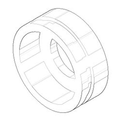Dornbracht Haube, 24,5x9,5mm, Weiß matt, 092102089-10... DORNBRACHT-092102089-10 4029011604164 (Abb. 1)