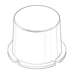 Dornbracht Bauschutzkappe, 25x18mm, 09210209090... DORNBRACHT-09210209090 4029011121357 (Abb. 1)