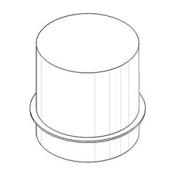 Dornbracht Bauschutzkappe für Handbrause, 26x25mm, 09210211590... DORNBRACHT-09210211590 4029011430879 (Abb. 1)