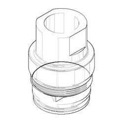 Dornbracht Umstellung, 24x34mm, Champagne, 092134084-47... DORNBRACHT-092134084-47 4029011602276 (Abb. 1)