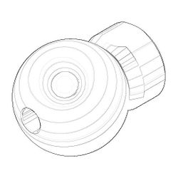 Dornbracht Anschluss, 38x49mm, Chrom, 092140001-00... DORNBRACHT-092140001-00 4029011376580 (Abb. 1)