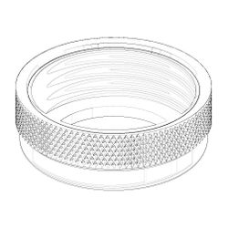 Dornbracht Luftsprudlerhülse Ersatzteile 092301008 25x9mm chrom... DORNBRACHT-092301008-00 4029011556135 (Abb. 1)