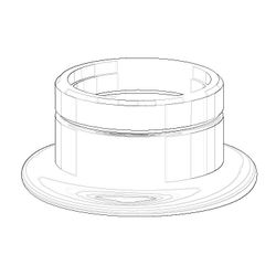 Dornbracht Luftsprudlerhülse, 25x12mm, Dark Platinum gebürstet, 092301017-99... DORNBRACHT-092301017-99 4029011794025 (Abb. 1)
