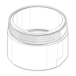 Dornbracht Luftsprudlerhülse, 18,5x13mm, Platin gebürstet, 092301022-06... DORNBRACHT-092301022-06 4029011552793 (Abb. 1)