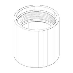 Dornbracht Luftsprudlerhülse, 20x20mm, Chrom, 092301028-00... DORNBRACHT-092301028-00 4029011366543 (Abb. 1)