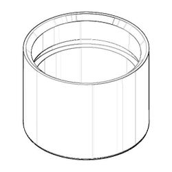 Dornbracht Luftsprudlerhülse, 24x17,5mm, Chrom, 092301060-00... DORNBRACHT-092301060-00 4029011511219 (Abb. 1)