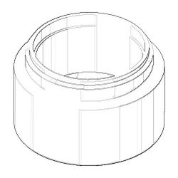 Dornbracht Luftsprudlerhülse Ersatzteile 092301062 28x17,5mm chrom... DORNBRACHT-092301062-00 4029011627750 (Abb. 1)