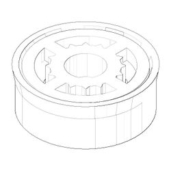 Dornbracht Durchflussbegrenzer, 7,6l/min, Lila, 09230108190... DORNBRACHT-09230108190 4029011653414 (Abb. 1)