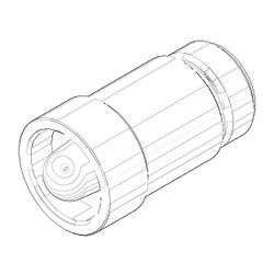 Dornbracht Rückflussverhinderer, Chrom, 092301085-00... DORNBRACHT-092301085-00 4029011356117 (Abb. 1)