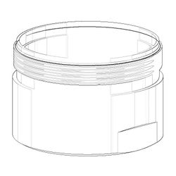 Dornbracht Luftsprudlerhülse, 28mm, Chrom, 092301121-00... DORNBRACHT-092301121-00 4029011555886 (Abb. 1)