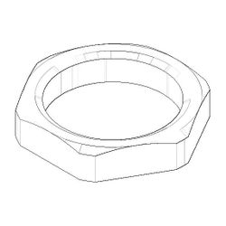 Dornbracht Befestigung Mutter, SW 24, 1/2", 09231001290... DORNBRACHT-09231001290 4029011123146 (Abb. 1)