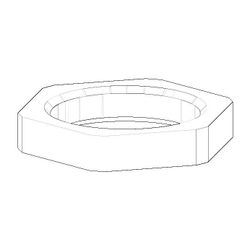 Dornbracht Befestigung Mutter Ersatzteile 3/4" 092310014... DORNBRACHT-09231001490 4029011123160 (Abb. 1)