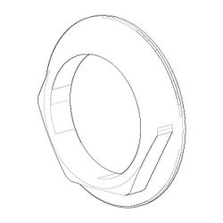 Dornbracht Befestigung mit Bund Ersatzteile 1 1/4" 092310017... DORNBRACHT-09231001790 4029011326769 (Abb. 1)