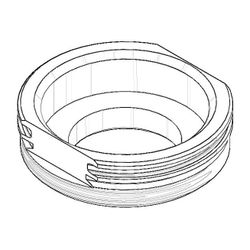 Dornbracht Befestigungsmutter, M36x1, 09231006790... DORNBRACHT-09231006790 4029011653155 (Abb. 1)