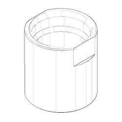 Dornbracht Befestigung Mutter, 33x35mm, 092310100-00... DORNBRACHT-092310100-00 4029011666346 (Abb. 1)