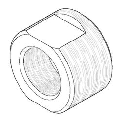 Dornbracht Befestigung Mutter Ersatzteile 092310112 M15x1... DORNBRACHT-09231011290 4029011665974 (Abb. 1)