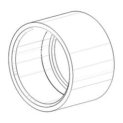 Dornbracht Befestigung für Seitenbrause, 34x22mm, Champagne, 092330026-47... DORNBRACHT-092330026-47 4029011606328 (Abb. 1)