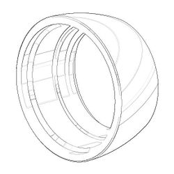 Dornbracht Befestigung für Seitenbrause, 34x22mm, Champagne 22kt Gold, 0923300... DORNBRACHT-092330027-47 4029011602450 (Abb. 1)