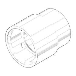 Dornbracht Nippel, 24x27,5mm, 09240302790... DORNBRACHT-09240302790 4029011125386 (Abb. 1)
