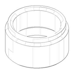 Dornbracht Nippel, 20x11,5mm, 09240306990... DORNBRACHT-09240306990 4029011453687 (Abb. 1)