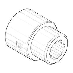 Dornbracht Verlängerung 1/2"x20mm, 0924030721090... DORNBRACHT-0924030721090 4029011596803 (Abb. 1)