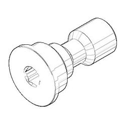 Dornbracht Nippel, 18x28mm, 09240307390... DORNBRACHT-09240307390 4029011415333 (Abb. 1)
