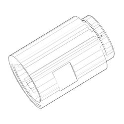 Dornbracht Nippel, 25x37mm, Chrom, 092403091-00... DORNBRACHT-092403091-00 4029011371707 (Abb. 1)