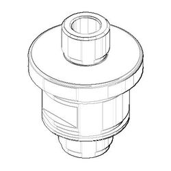 Dornbracht Nippel Ersatzteile 092403110 38x48,5mm chrom... DORNBRACHT-092403110-00 4029011374715 (Abb. 1)