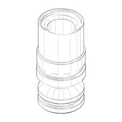 Dornbracht Nippel, 22x43mm, Chrom, 092403130-00... DORNBRACHT-092403130-00 4029011485541 (Abb. 1)