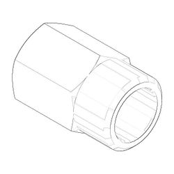 Dornbracht Nippel, 24,5x29mm, 0924031321090... DORNBRACHT-0924031321090 4029011567278 (Abb. 1)