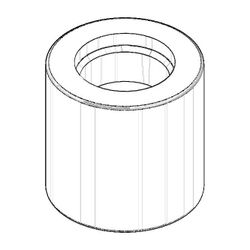Dornbracht Anschluss für Regenbrause, 33x32mm, Chrom, 092403136-00... DORNBRACHT-092403136-00 4029011404481 (Abb. 1)