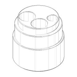 Dornbracht Anschluss Ersatzteile 09240314910 41,9x40mm chrom... DORNBRACHT-09240314910-00 4029011567360 (Abb. 1)