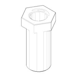 Dornbracht Nippel Ersatzteile 092403203 roh vernickelt... DORNBRACHT-092403203-07 4029011549847 (Abb. 1)