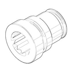 Dornbracht Nippel geschlossen, 16x18,5mm, 0924032091090... DORNBRACHT-0924032091090 4029011565960 (Abb. 1)