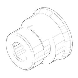 Dornbracht Nippel, 19x16mm, 09240321490... DORNBRACHT-09240321490 4029011563140 (Abb. 1)