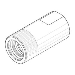 Dornbracht Nippel, 21x42,9mm, 09240324190... DORNBRACHT-09240324190 4029011666223 (Abb. 1)