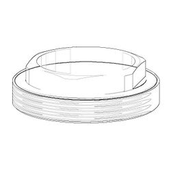 Dornbracht Befestigung, 40x12mm, 09240410590... DORNBRACHT-09240410590 4029011332258 (Abb. 1)