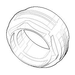 Dornbracht Anschluss, 47x23mm, Chrom, 092404106-00... DORNBRACHT-092404106-00 4029011127649 (Abb. 1)