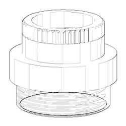 Dornbracht Nippel, 16x12mm, Chrom, 092404115-00... DORNBRACHT-092404115-00 4029011442247 (Abb. 1)