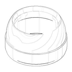 Dornbracht Befestigung, 48x27mm, Chrom, 092404148-00... DORNBRACHT-092404148-00 4029011485558 (Abb. 1)