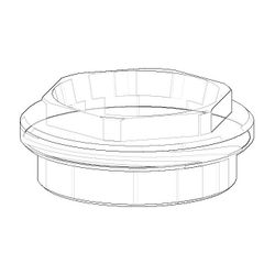 Dornbracht Befestigung, 40x16mm, 09240414990... DORNBRACHT-09240414990 4029011464195 (Abb. 1)
