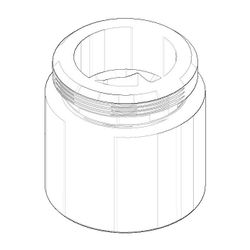 Dornbracht Nippel, 26,5x26,5mm, Chrom, 09240416410-00... DORNBRACHT-09240416410-00 4029011568008 (Abb. 1)