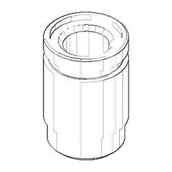 Dornbracht Nippel, 23x34,5mm, Chrom, 092404183-00... DORNBRACHT-092404183-00 4029011441059 (Abb. 1)