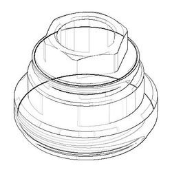 Dornbracht Befestigung Mutter, 32x24mm, 09240422390... DORNBRACHT-09240422390 4029011507861 (Abb. 1)