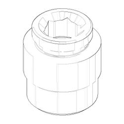Dornbracht Nippel, 23x26mm, Champagne, 092404245-47... DORNBRACHT-092404245-47 4029011602573 (Abb. 1)