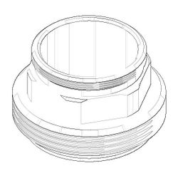Dornbracht Befestigungsmutter, D 32x19,5mm, 09240425790... DORNBRACHT-09240425790 4029011599309 (Abb. 1)