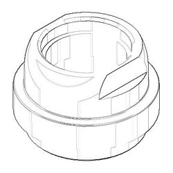 Dornbracht Befestigung, M40x1, Chrom, 092404262-00... DORNBRACHT-092404262-00 4029011607813 (Abb. 1)