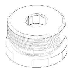 Dornbracht Nippel, 13x7,5mm, Chrom, 092404289-00... DORNBRACHT-092404289-00 4029011672958 (Abb. 1)
