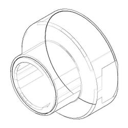 Dornbracht Nippel, 24x16mm, 09240500290... DORNBRACHT-09240500290 4029011526411 (Abb. 1)